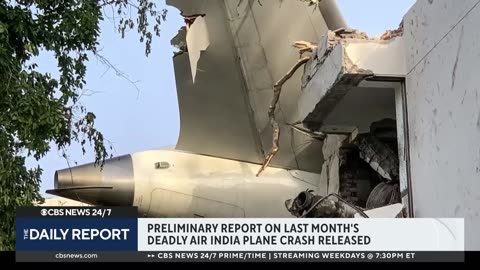 Preliminary report released on Air India plane crash shows fuel cutoff