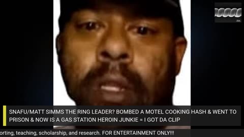 MATT SIMMS/SNAFU CRIES & LIES ON OTHER CHANNELS BISH GAS STATION HEROIN JUNKIE FOR SYMPATHY