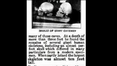 DID GIANTS ONCE ROAM THE EARTH?