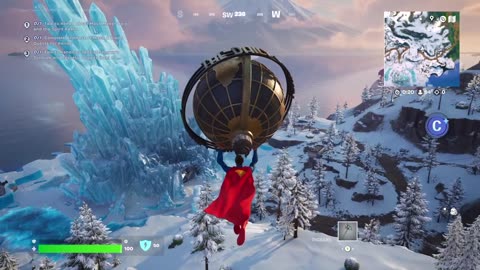 Fortnite Superman free fall