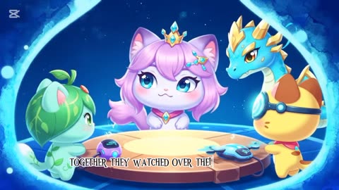 **“Tiny Sparks: Cyber Queen & Dragon King”**