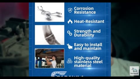 TARALWA Rear Exhaust Muffler pipe Stainless Steel compatible with 2006-2011 Civi