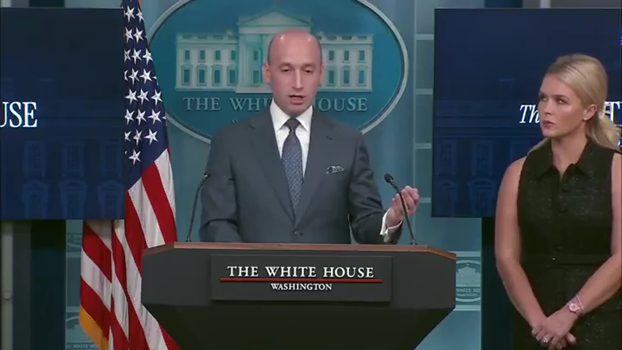 Stephen Miller talks about the Tren de Aragua, the terrorists