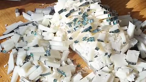 Satisfying soap cut video