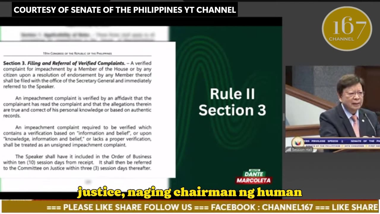 INISA-ISA NI SENATOR MARCOLETA ANG PAGKAKAMALI NG HOR SA IMPEACHMENT LABAN KAY VP SARA