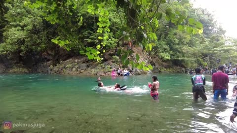 Take a walk on Kali Biru Mosolo, Wawonii Island