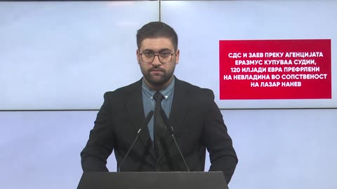 Манасиевски: СДС и Заев преку Агенцијата Еразмус купуваа судии
