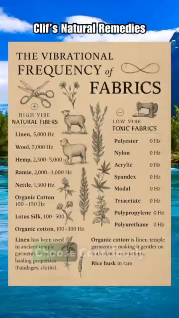 Did you know that your clothes have a vibration?