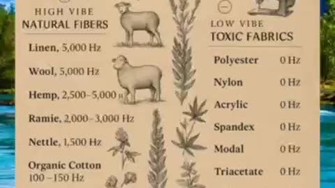 Did you know that your clothes have a vibration?