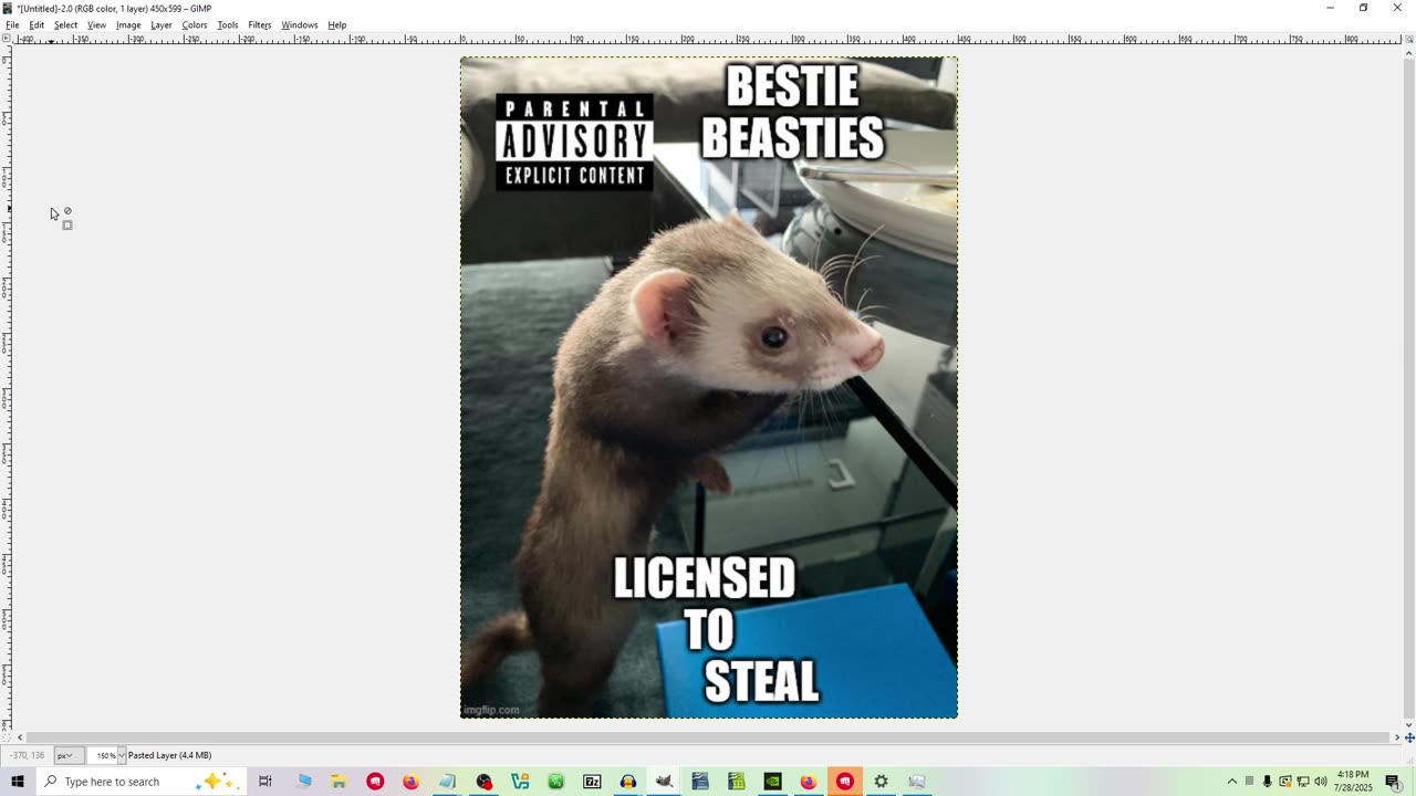 The Weasel... A song about a ferret