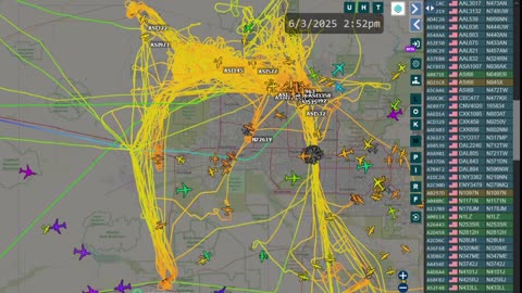 Bird Mafia Utah China India over Arizona - June 3rd 2025 - no audio -