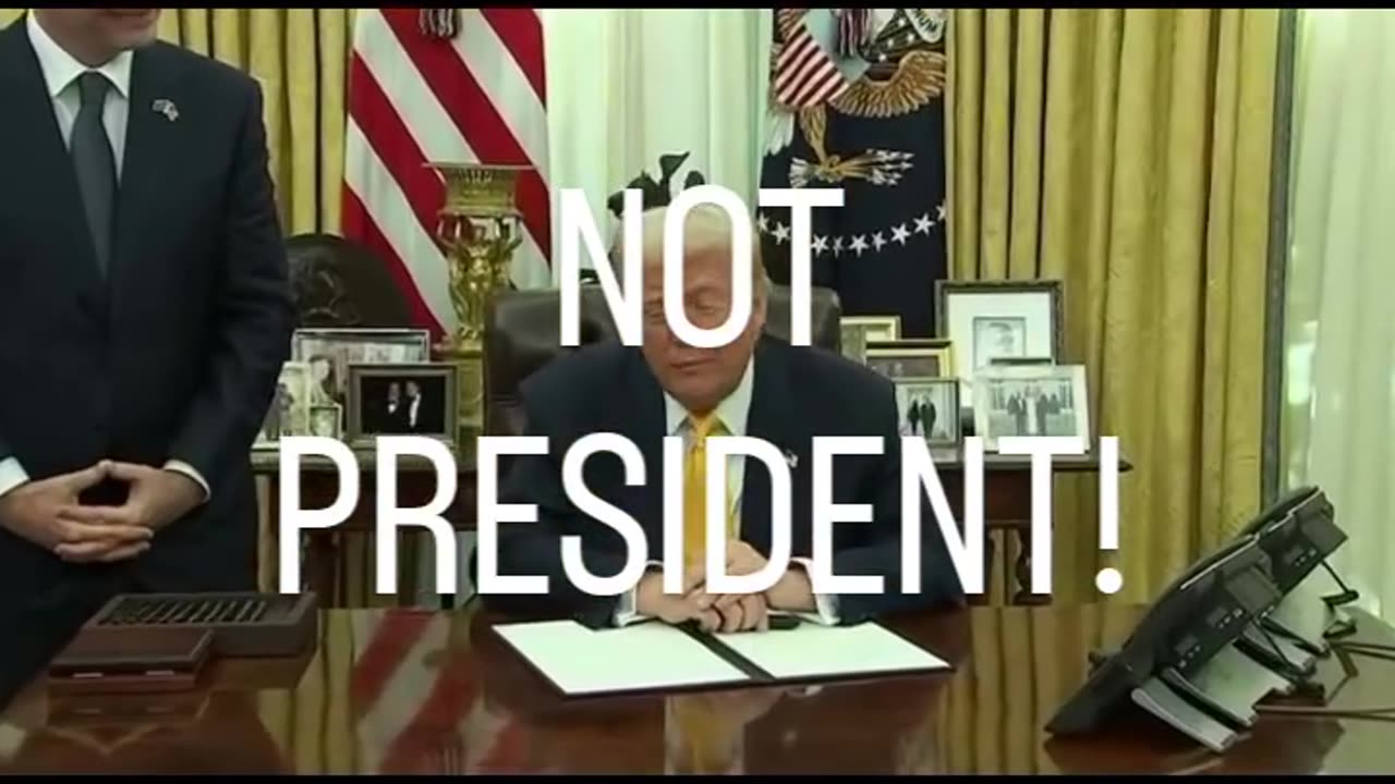 TRUMP FOROIDIAN SLIP ADMITS HE RIGGED 2024 ELECTION