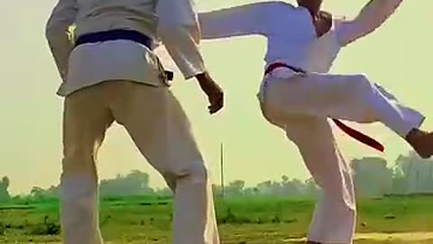 Trending: Martial Arts fight training #shorts #karate