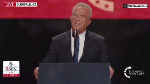 RFK JR Full Speech at a Charlie Kirk Memorial