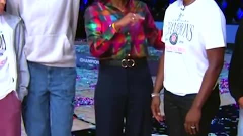 Rose interviewed on Good Morning America after winning Unrivaled Championship | women's basketball