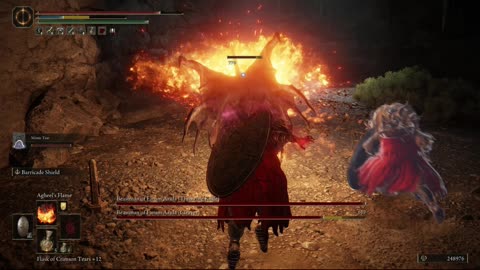 Elden Ring NG+1 | Beastman of Farum Azula boss fight in Dragonbarrow Cave co-op w/Mimic Tear #shorts