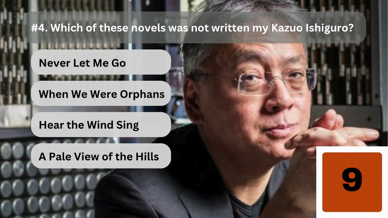 Odd One Out Literature Quiz