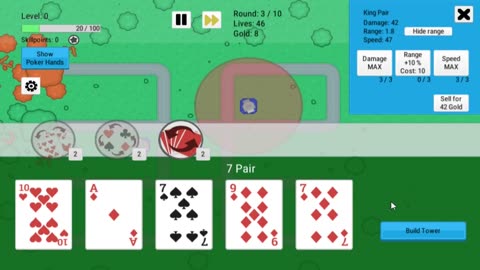 (Full Gameplay) Poker TD [1080p] - No Commentary