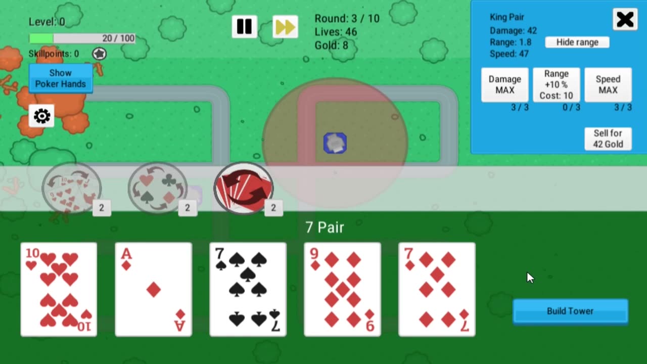(Full Gameplay) Poker TD [1080p] - No Commentary