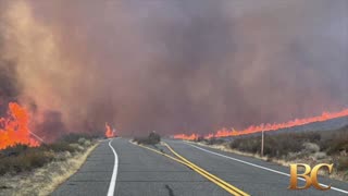 Fast-moving blaze in picturesque California county damages 15 structures and prompts evacuations