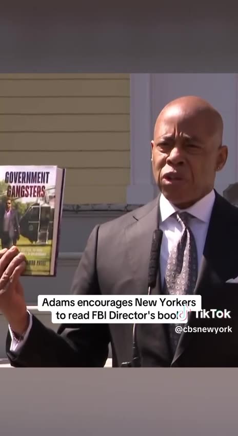 Mayor Adams wants everyone to read Kash Patel’s book Government Gangsters