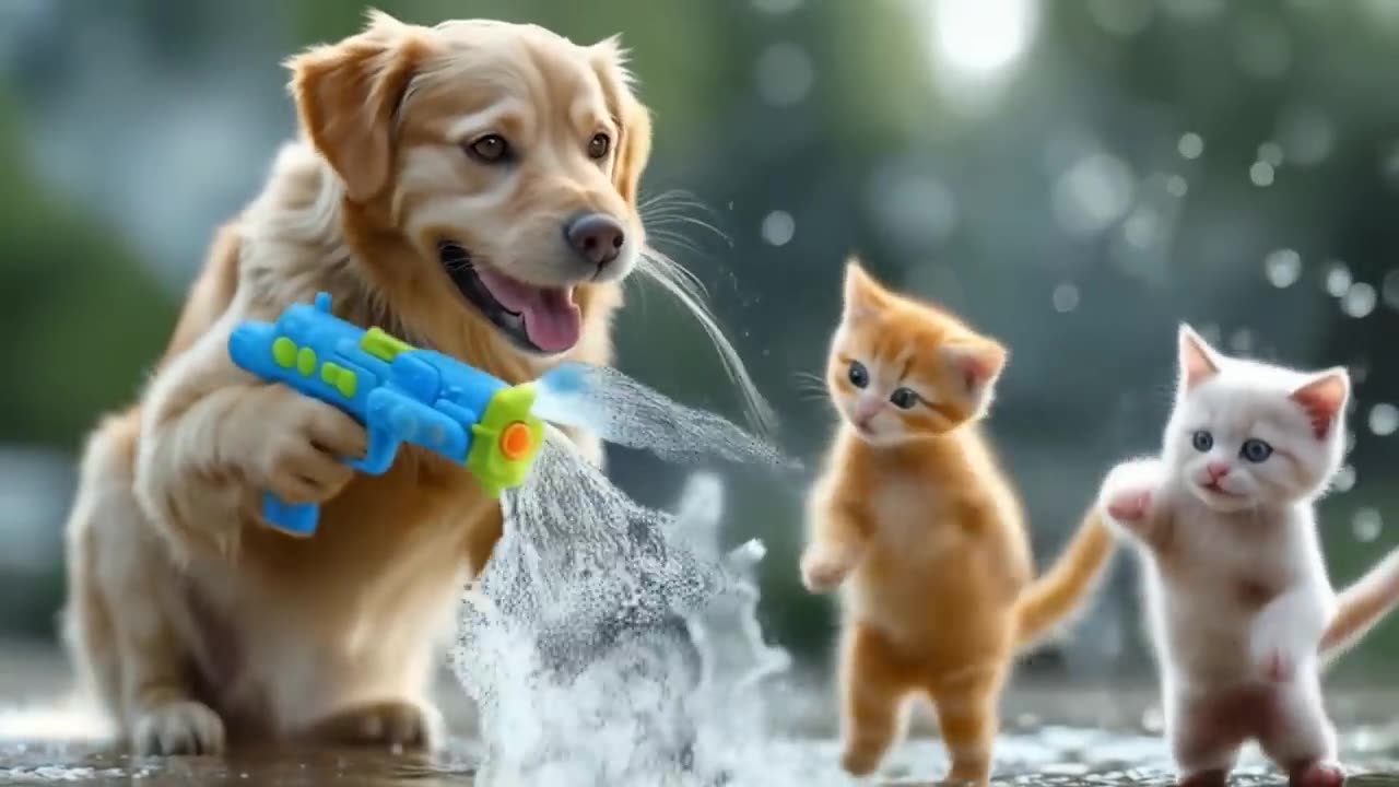 AI Video: This brave Dog Fought for Her Puppies Against All Odds!