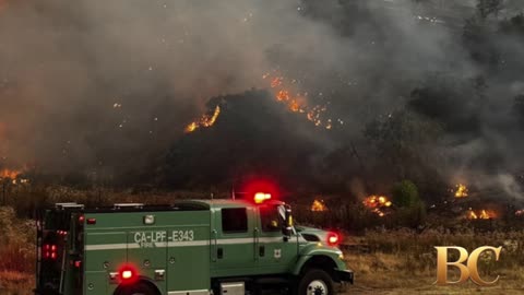 California wildfire explodes over 72,000 acres, air quality alerts in place