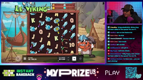 Live On Myprize! You Can Play Along!