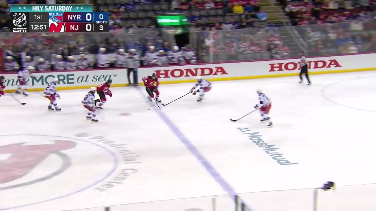 NHL New Jersey Devils - Timo Train's coming through.