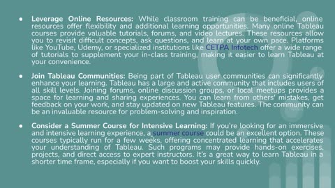 6 Best Practices for Effective Tableau Training