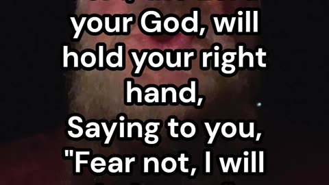 Morning Message: Isaiah 41.13