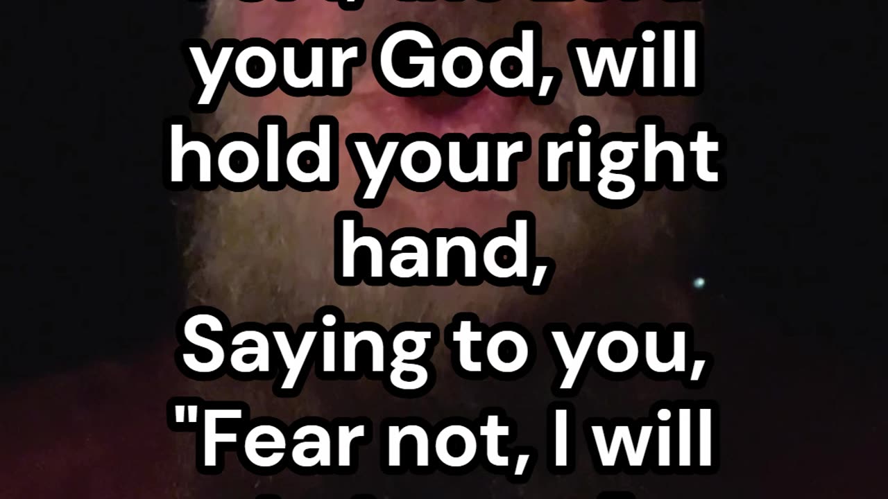 Morning Message: Isaiah 41.13
