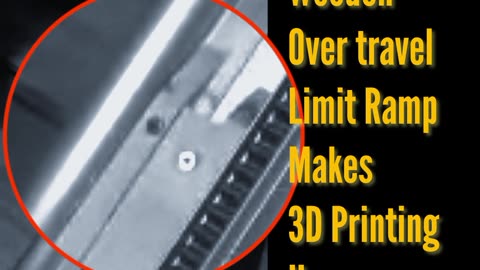 Acorn Stairlift Wooden Over travel Limit Ramp Makes 3D Printing Unnecessary