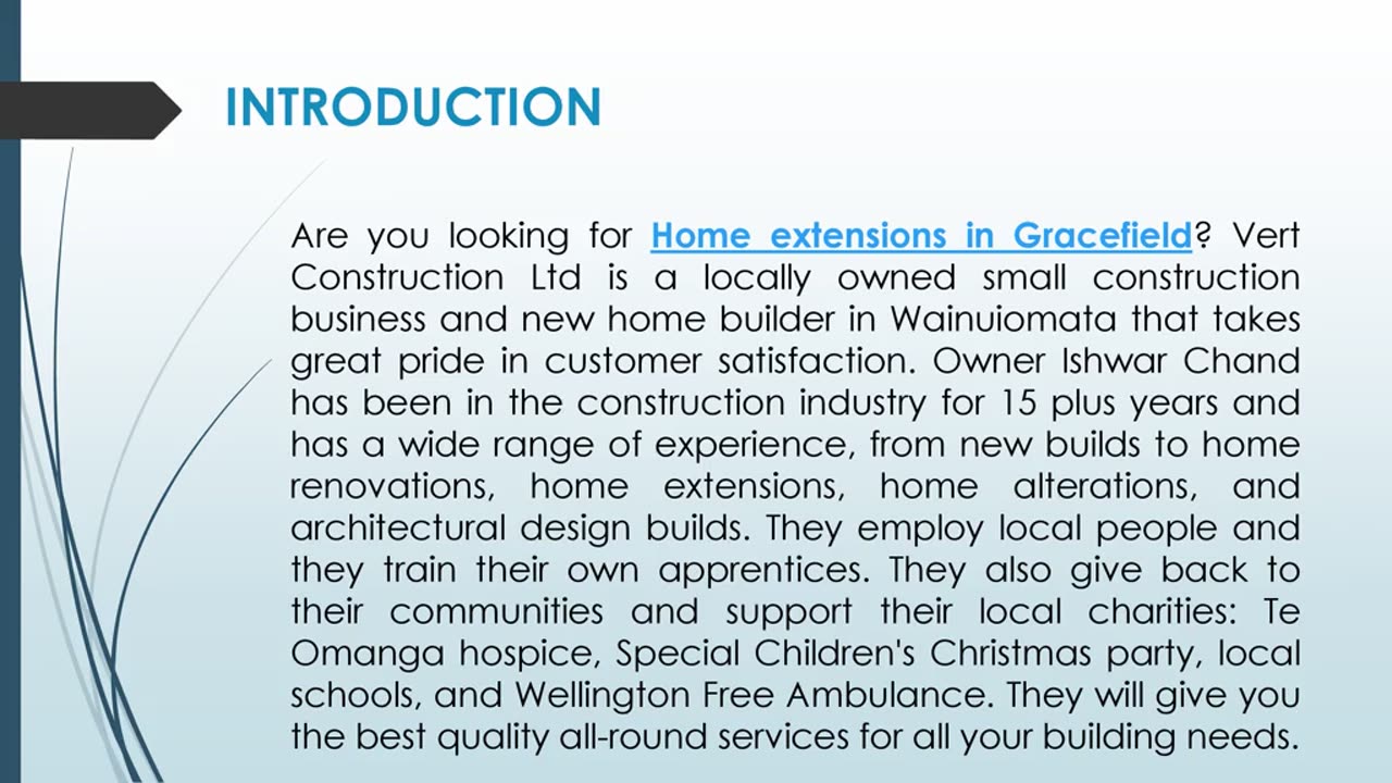 Are you looking for Home extensions in Gracefield?