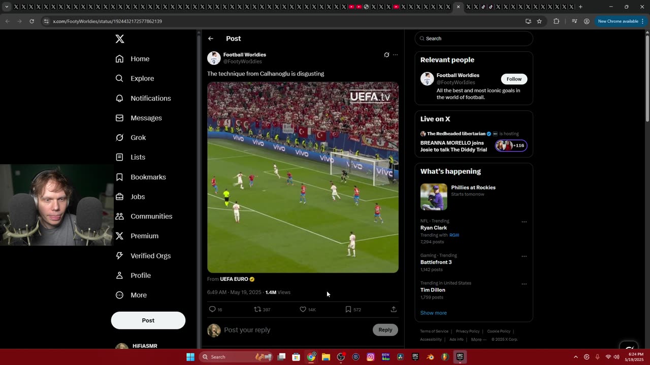 The technique from Calhanoglu is disgusting