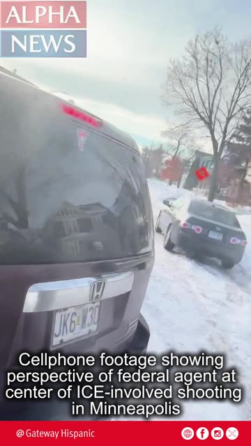New cellphone footage from ICE agent’s perspective in Minneapolis shooting
