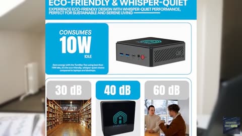 Home Assistant | Pulcro TK Two Mini PC | N100 CPU, 8GB DDR4 RAM, 512GB M2 SSD, 4