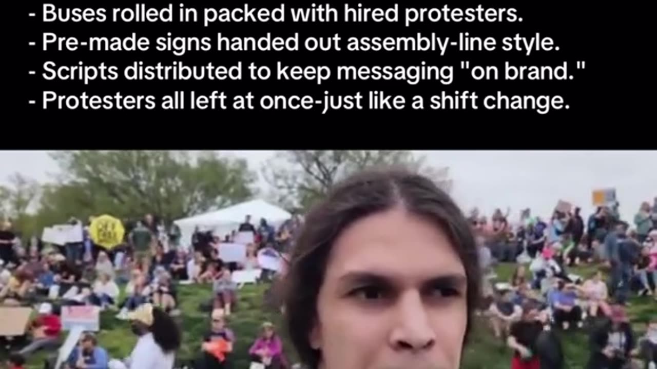 Paid protestor