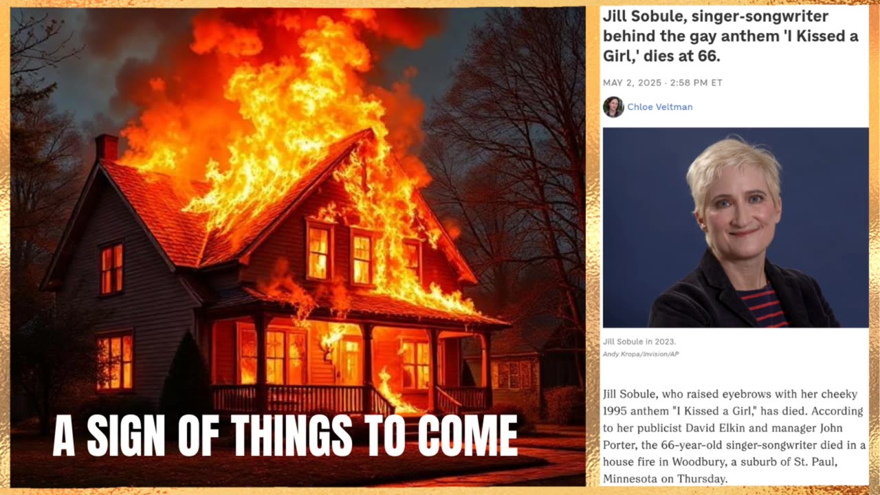 THE DEVIL IS COLLECTING JILL SOBULE DEAD IN HOUSE FIRE