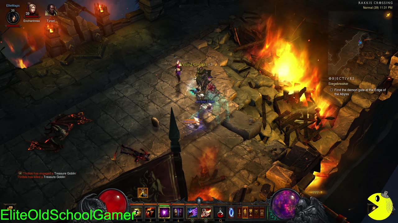 Diablo 3 - Sorceress Walk-through - Act III - Level 39 - Defeat the Siegebreakers - April 2025