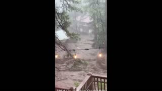 Rio Ruidoso River in New Mexico July 8 6pm