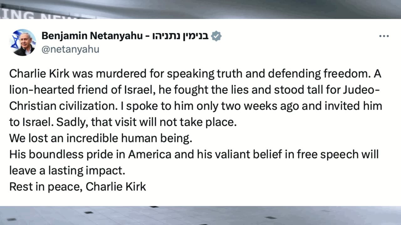 CHARLIE KIRK WAS LOVED IN ISRAEL... HERE'S THE PROOF!