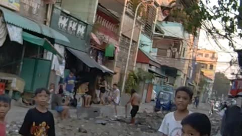 Road Repair Along Hasa-hasa Street in Malabon City in the Philippines