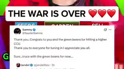 Must Watch: it's over... (jandel vs sammy) #shorts #roblox #growagarden #stealab