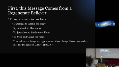 “A Divine Word through an Apostle” (1 Cor. 1:1)