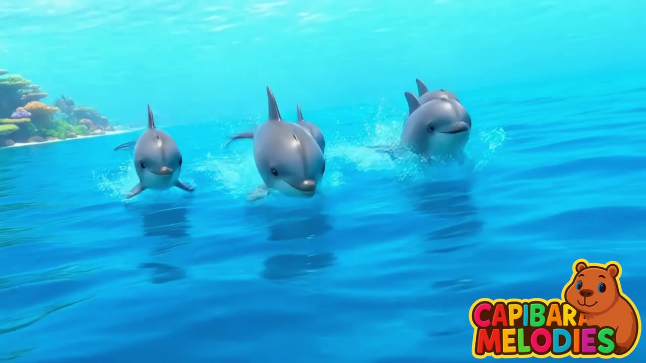דולפין וחברים 🐠 🐬