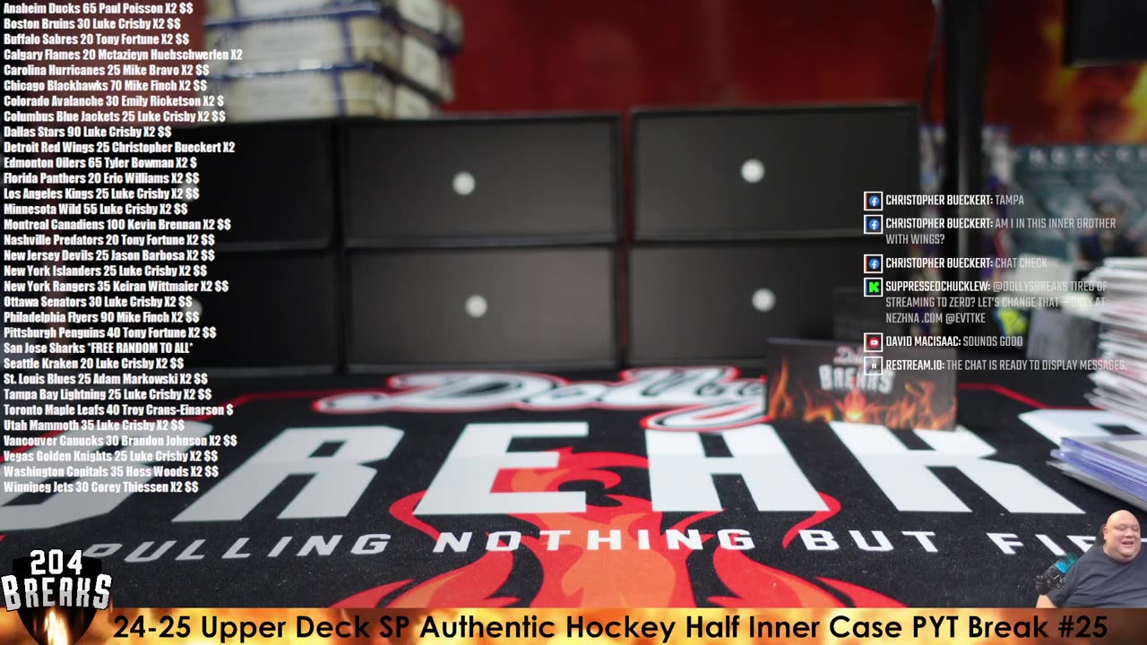 24-25 Upper Deck SP Authentic Hockey Half Inner Case PYT Break #25 [Sept 4, 2025]