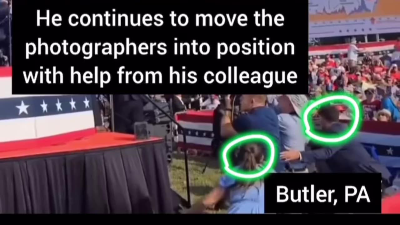New video angle of alleged assassination attempt in Butler PA