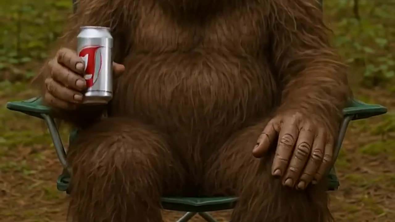 Bigfoot Goes On Vacation