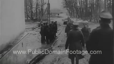 Captured German World War Two Newsreel 10 - Nazi awarded Iron Cross www.PublicDomainFootage.com